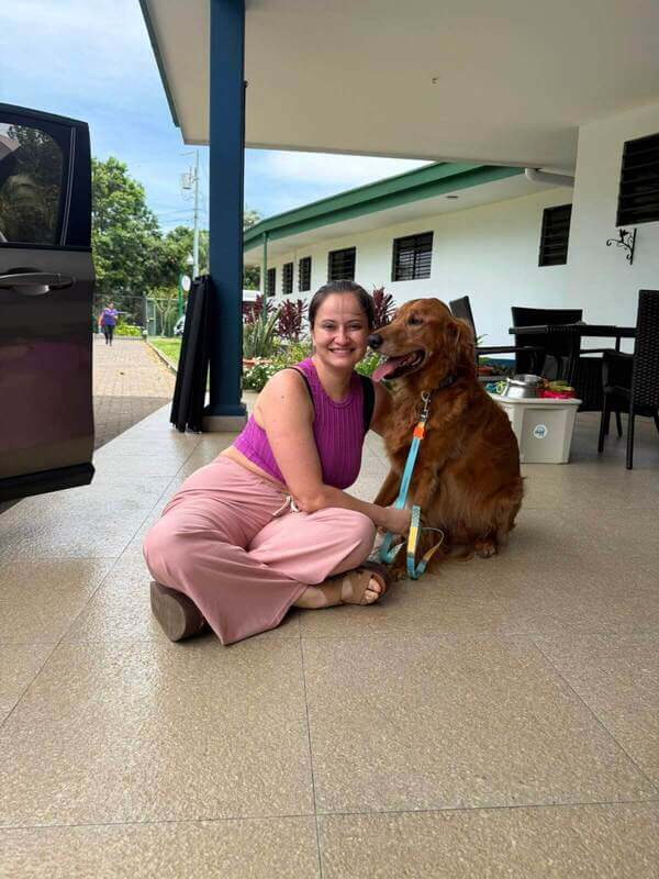 Tucker the dog reunited with his family at his new home in Costa Rica after international pet transport